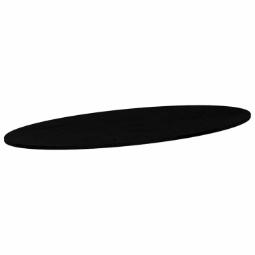 vidaXL Επιτραπέζια επιφάνεια Σκούρο Καφέ 140x60x2cm Ξύλο Δρυός Οβάλ