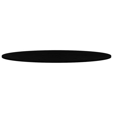 vidaXL Επιτραπέζια επιφάνεια Σκούρο Καφέ 140x60x2cm Ξύλο Δρυός Οβάλ
