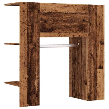 vidaXL Ντουλάπι Διαδρόμου Παλιό Ξύλο 97,5x37x99cm Επεξεργ. Ξύλο 1 τεμ.