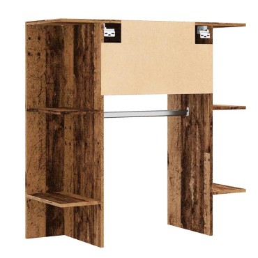 vidaXL Ντουλάπι Διαδρόμου Παλιό Ξύλο 97,5x37x99cm Επεξεργ. Ξύλο 1 τεμ.