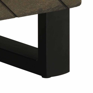 vidaXL Κομοδίνα 2 τεμ. Μαύρα 40x33x46cm από Μασίφ Ξύλο Μάνγκο