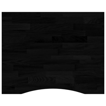 vidaXL Επιφάνεια Τραπεζιού Ορθογώνιος 100x80x2,5cm Μασίφ Ξύλο Δρυός 1 τεμ.