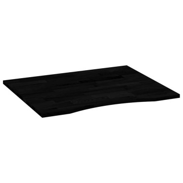 vidaXL Επιφάνεια Τραπεζιού Ορθογώνιος 100x80x2,5cm Μασίφ Ξύλο Δρυός 1 τεμ.