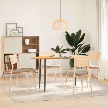 vidaXL Επιτραπέζια επιφάνεια Ανοιχτό Καφέ 140x60x2cm Ξύλο Δρυός Οβάλ
