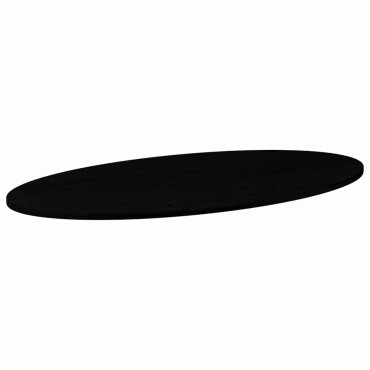 vidaXL Επιτραπέζια επιφάνεια Σκούρο Καφέ 120x60x2cm Ξύλο Δρυός Οβάλ