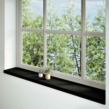 vidaXL Περβάζια παραθύρων 2 τεμ. Σκ. Καφέ 160x30x2εκ. Μασίφ Ξύλο Δρυός