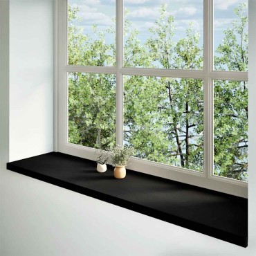 vidaXL Περβάζια παραθύρων 2 τεμ. Σκ. Καφέ 160x40x2εκ. Μασίφ Ξύλο Δρυός