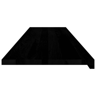 vidaXL Περβάζια παραθύρων 2 τεμ. Σκ. Καφέ 160x40x2εκ. Μασίφ Ξύλο Δρυός