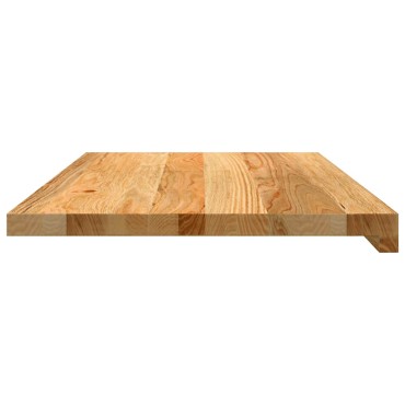 vidaXL Περβάζια παραθύρων 2 τεμ. Αν. Καφέ 70x40x2 εκ. Μασίφ Ξύλο Δρυός