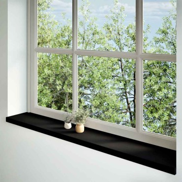 vidaXL Περβάζια παραθύρων 2 τεμ. Σκ. Καφέ 160x25x2εκ. Μασίφ Ξύλο Δρυός