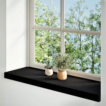 vidaXL Περβάζια παραθύρων 2 τεμ. Σκ. Καφέ 70x25x2 εκ. Μασίφ Ξύλο Δρυός