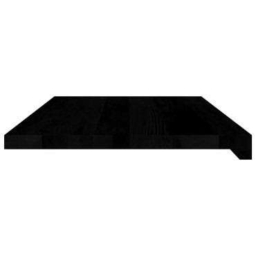 vidaXL Περβάζια παραθύρων 2 τεμ. Σκ. Καφέ 70x40x2 εκ. Μασίφ Ξύλο Δρυός