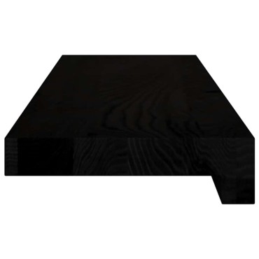 vidaXL Περβάζια παραθύρων 2 τεμ. Σκ. Καφέ 70x15x2 εκ. Μασίφ Ξύλο Δρυός