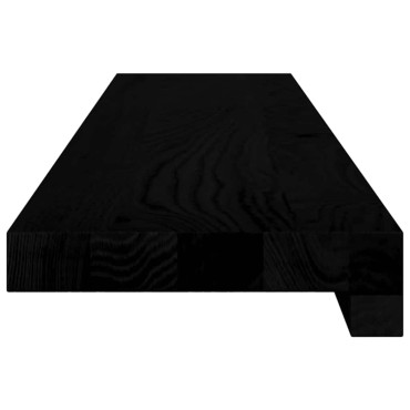 vidaXL Περβάζια παραθύρων 2 τεμ. Σκ. Καφέ 90x15x2 εκ. Μασίφ Ξύλο Δρυός
