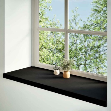vidaXL Περβάζια παραθύρων 2 τεμ. Σκ. Καφέ 120x40x2εκ. Μασίφ Ξύλο Δρυός