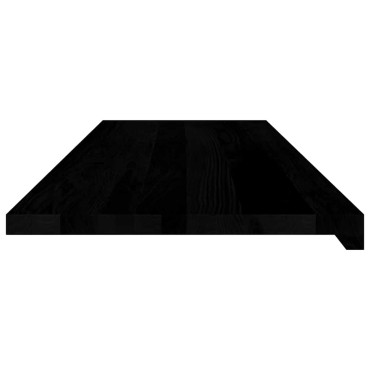 vidaXL Περβάζια παραθύρων 2 τεμ. Σκ. Καφέ 120x40x2εκ. Μασίφ Ξύλο Δρυός