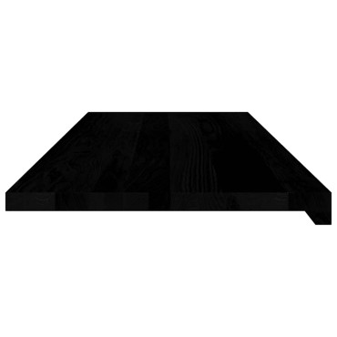 vidaXL Περβάζια παραθύρων 2 τεμ. Σκ. Καφέ 110x40x2εκ. Μασίφ Ξύλο Δρυός