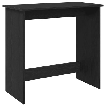 vidaXL Γραφείο Μαύρο 80x40x75cm από Μοριοσανίδα 1 τεμ.