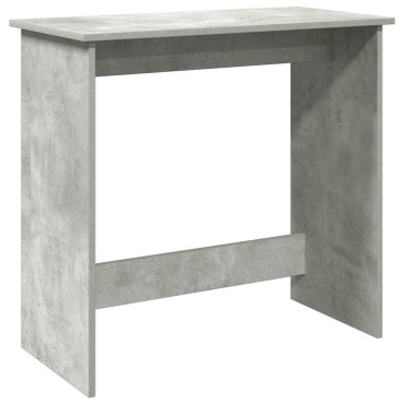 vidaXL Γραφείο Γκρι του Σκυροδέματος 80x40x75cm από Μοριοσανίδα 1 τεμ.