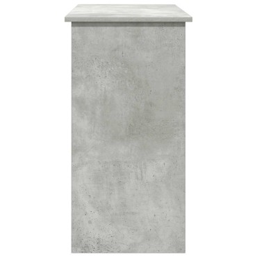 vidaXL Γραφείο Γκρι του Σκυροδέματος 80x40x75cm από Μοριοσανίδα 1 τεμ.