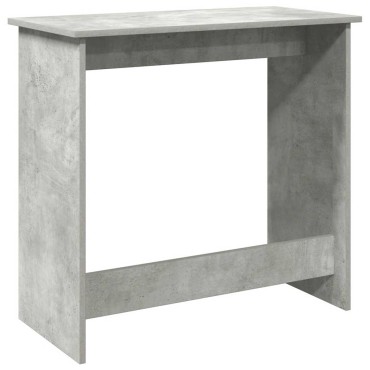 vidaXL Γραφείο Γκρι του Σκυροδέματος 80x40x75cm από Μοριοσανίδα 1 τεμ.