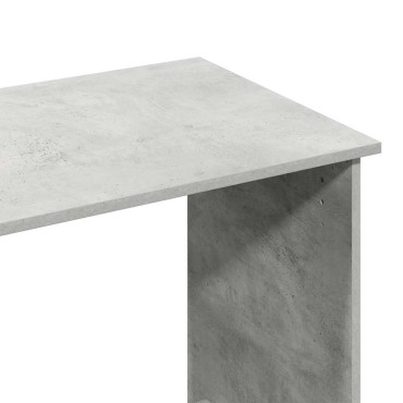 vidaXL Γραφείο Γκρι του Σκυροδέματος 80x40x75cm από Μοριοσανίδα 1 τεμ.