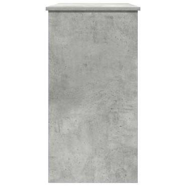 vidaXL Γραφείο Γκρι του Σκυροδέματος 80x40x75cm από Μοριοσανίδα 1 τεμ.