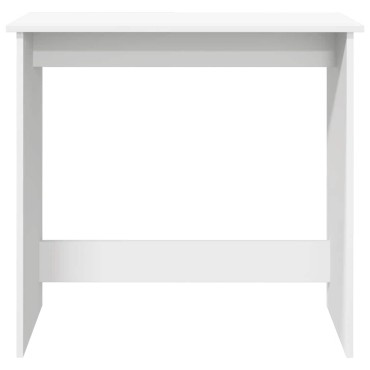vidaXL Γραφείο Λευκό 80x40x75cm από Μοριοσανίδα 1 τεμ.