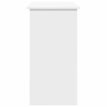 vidaXL Γραφείο Λευκό 80x40x75cm από Μοριοσανίδα 1 τεμ.