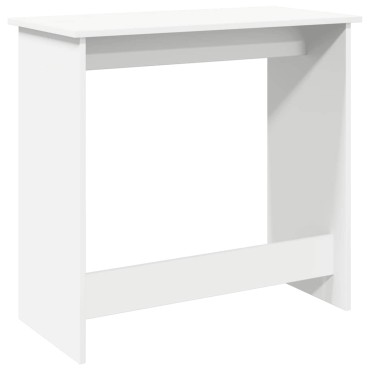 vidaXL Γραφείο Λευκό 80x40x75cm από Μοριοσανίδα 1 τεμ.