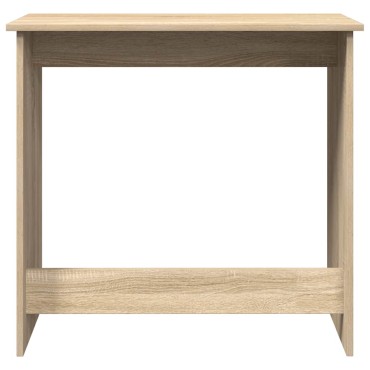 vidaXL Γραφείο Χρώμα Sonoma Δρυς 80x40x75cm από Μοριοσανίδα 1 τεμ.