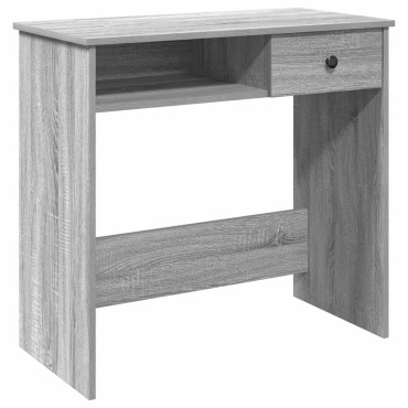 vidaXL Γραφείο Γκρι Sonoma 80x40x75cm από Επεξεργασμένο Ξύλο 1 τεμ.