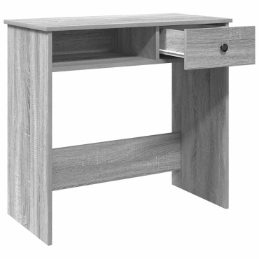 vidaXL Γραφείο Γκρι Sonoma 80x40x75cm από Επεξεργασμένο Ξύλο 1 τεμ.