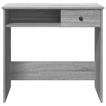 vidaXL Γραφείο Γκρι Sonoma 80x40x75cm από Επεξεργασμένο Ξύλο 1 τεμ.