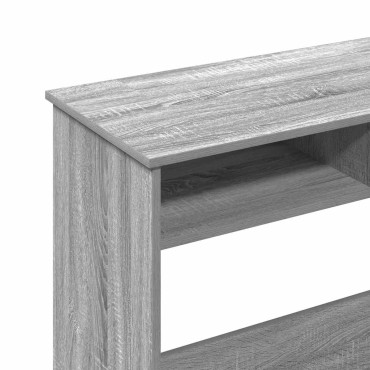 vidaXL Γραφείο Γκρι Sonoma 80x40x75cm από Επεξεργασμένο Ξύλο 1 τεμ.