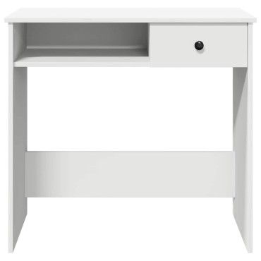 vidaXL Γραφείο Λευκό 80x40x75cm από Μοριοσανίδα 1 τεμ.