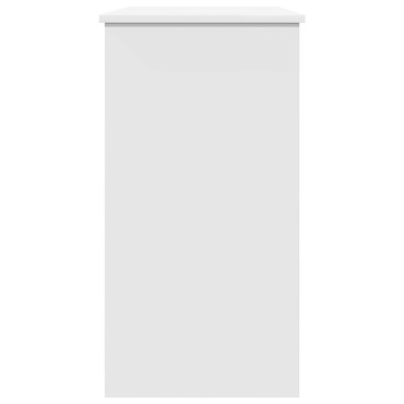 vidaXL Γραφείο Λευκό 80x40x75cm από Μοριοσανίδα 1 τεμ.