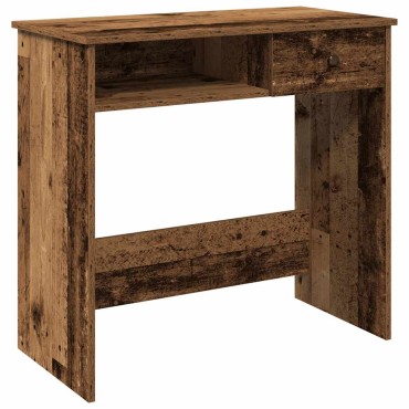 vidaXL Γραφείο Όψη Παλαιού Ξύλου 80x40x75cm από Επεξεργασμένο Ξύλο 1 τεμ.