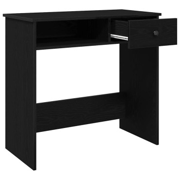 vidaXL Γραφείο Μαύρο 80x40x75cm από Μοριοσανίδα 1 τεμ.