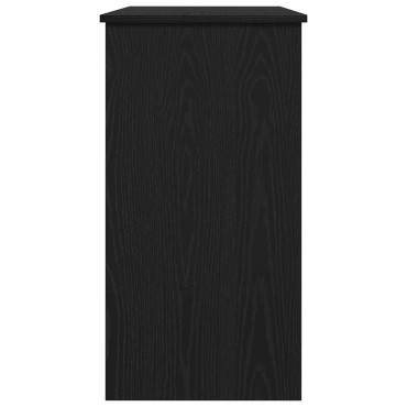 vidaXL Γραφείο Μαύρο 80x40x75cm από Μοριοσανίδα 1 τεμ.