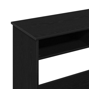 vidaXL Γραφείο Μαύρο 80x40x75cm από Μοριοσανίδα 1 τεμ.