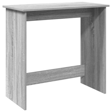 vidaXL Γραφείο Γκρι Sonoma 80x40x75cm από Επεξεργασμένο Ξύλο 1 τεμ.