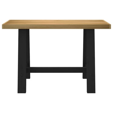 vidaXL Γραφείο NOAIN με πόδια σχήματος Α 120x50x75cm μασίφ ξύλο πεύκο 1 τεμ.