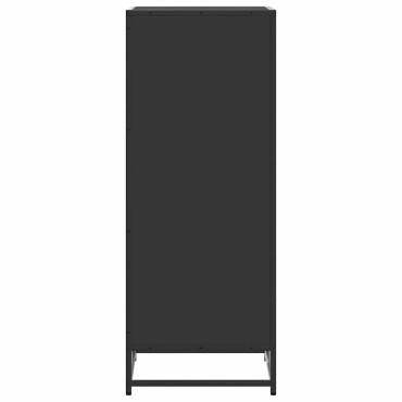 vidaXL Παπουτσοθήκη Μαύρο 48x38x97,5cm από Επεξεργασμένο Ξύλο