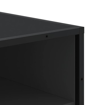 vidaXL Παπουτσοθήκη Μαύρο 48x38x97,5cm από Επεξεργασμένο Ξύλο