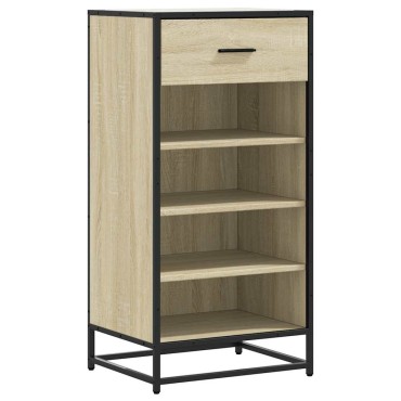 vidaXL Παπουτσοθήκη Sonoma Δρυς 48x38x97,5cm Επεξεργασμένο Ξύλο
