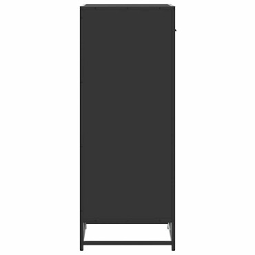 vidaXL Παπουτσοθήκη Μαύρο 48x38x97,5cm από Επεξεργασμένο Ξύλο