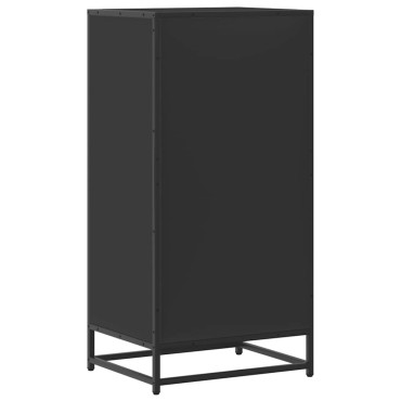 vidaXL Παπουτσοθήκη Μαύρο 48x38x97,5cm από Επεξεργασμένο Ξύλο