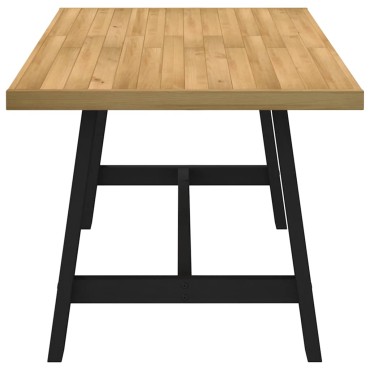 vidaXL Τραπεζαρία NOAIN με πόδια σχήματος Α 160x90x75cm 1 τεμ.