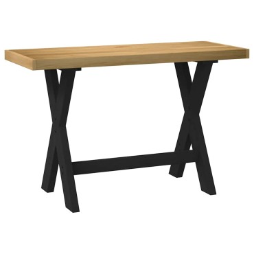 vidaXL Γραφείο NOAIN με πόδια σχήματοςx120x50x75cm μασίφ ξύλο πεύκο 1 τεμ.